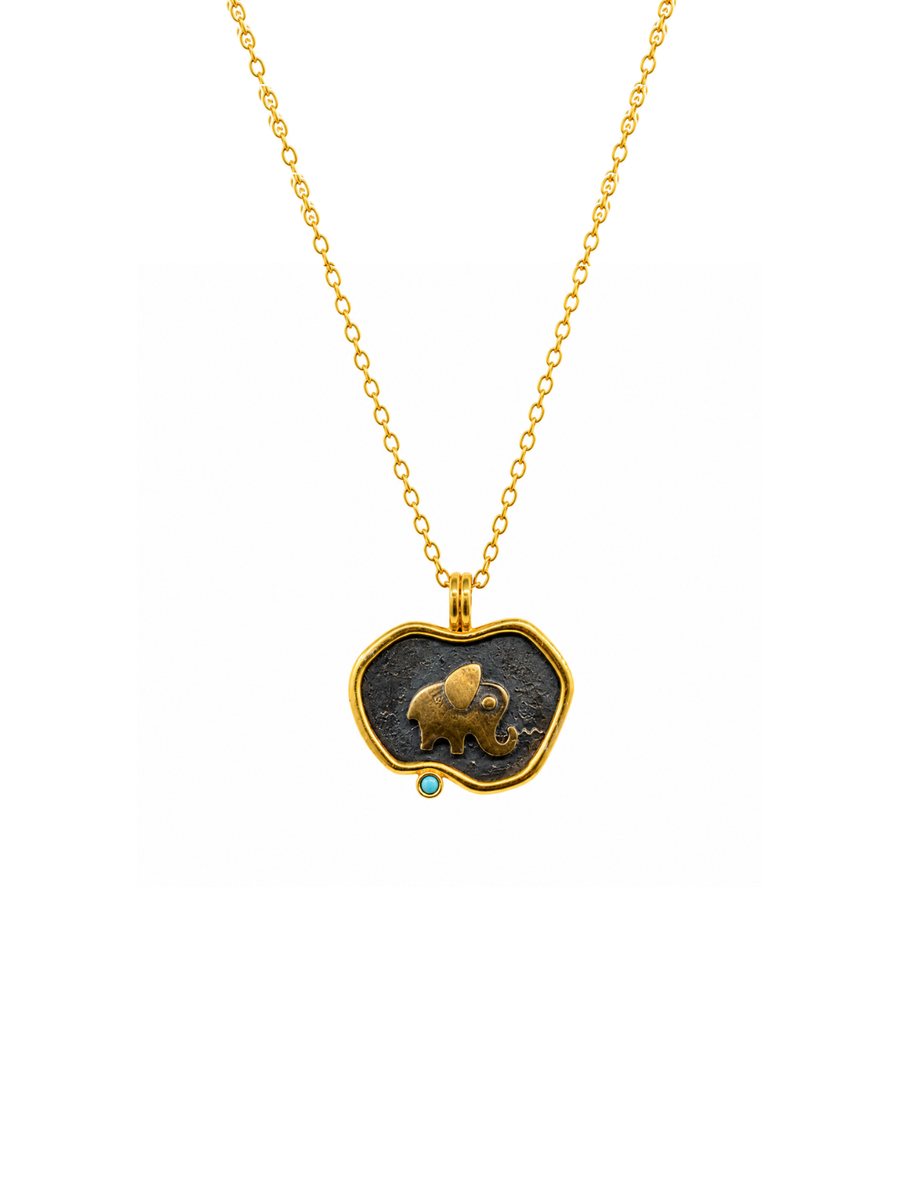 The Golden Elephant Necklace