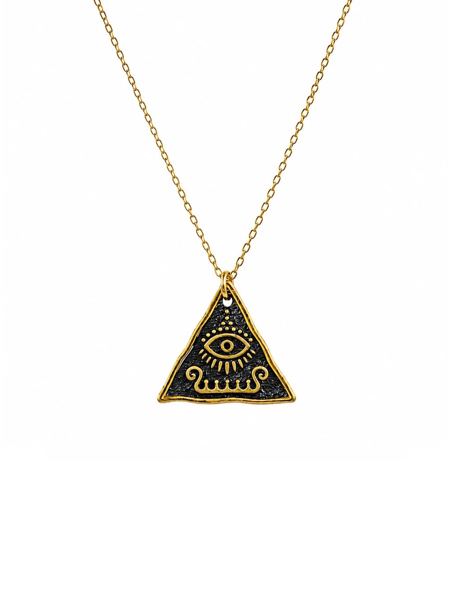 The Pyramid Eye Necklace