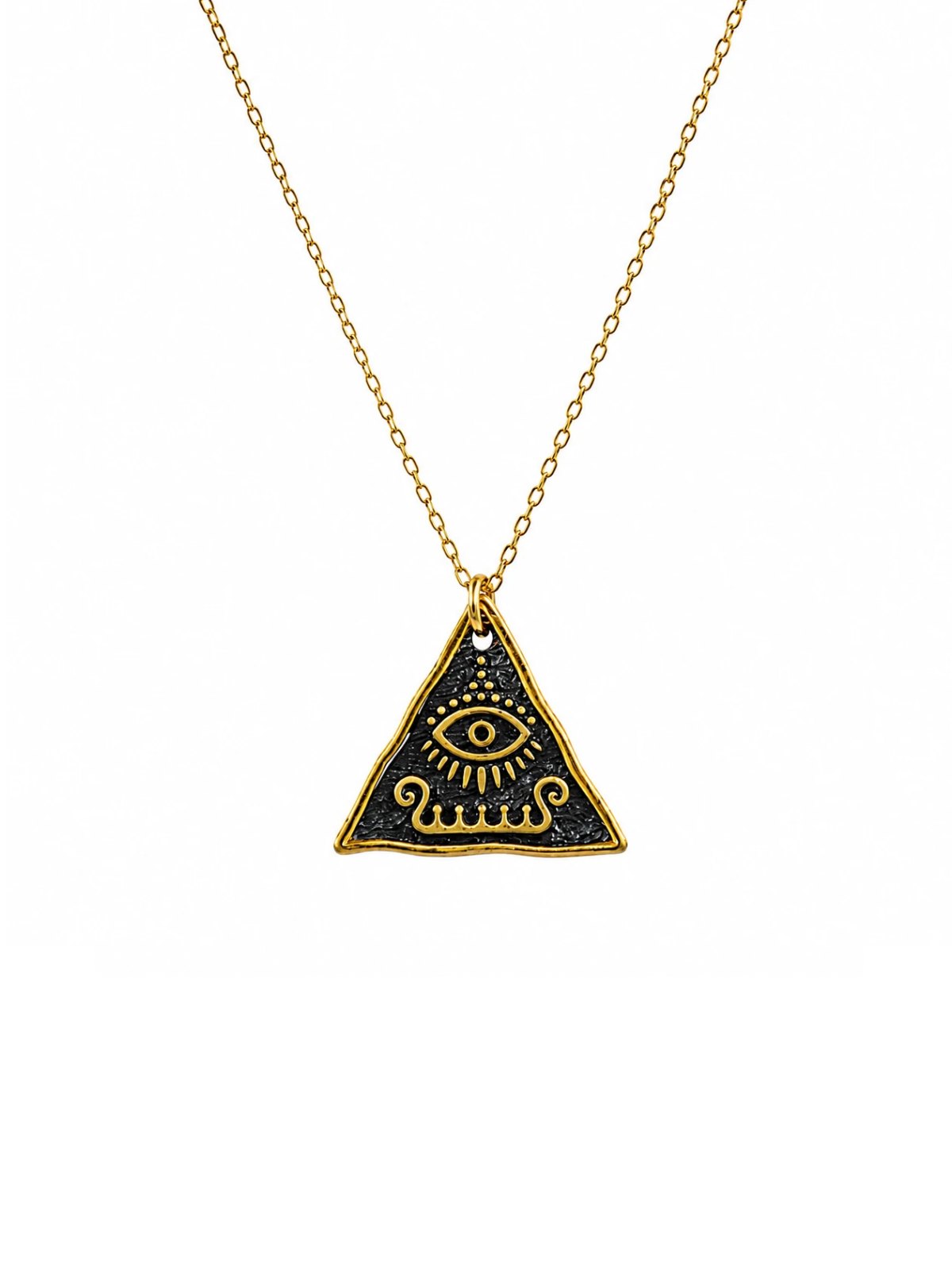The Pyramid Eye Necklace