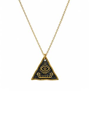 The Pyramid Eye Necklace 1