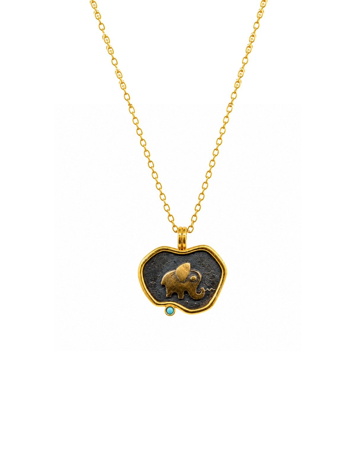 The Golden Elephant Necklace